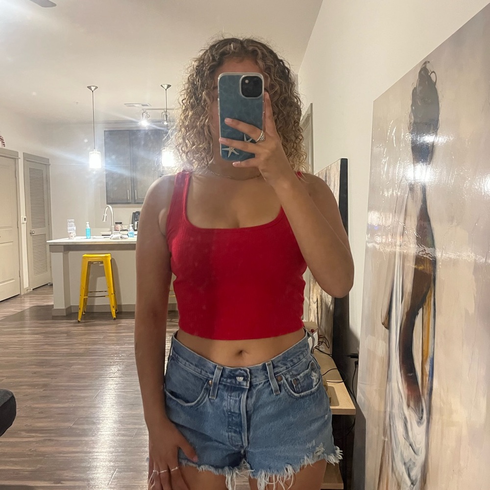 PacSun Red Women's Tank Top
